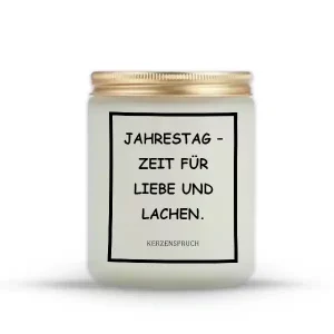 „JAHRESTAG – ZEIT FÜR LIEBE UND LACHEN.“