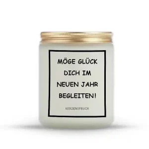 „MÖGE GLÜCK DICH IM NEUEN JAHR BEGLEITEN!“