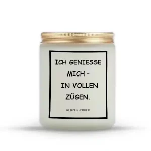 „ICH GENIEßE MICH – IN VOLLEN ZÜGEN.“
