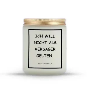 „ICH WILL NICHT ALS VERSAGER GELTEN.“