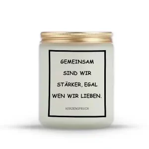 „GEMEINSAM SIND WIR STÄRKER, EGAL WEN WIR LIEBEN.“