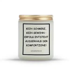 "Kein Schmerz, kein Gewinn – Erfolg entsteht außerhalb der Komfortzone!"