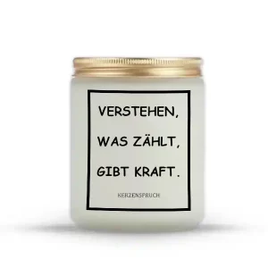 „VERSTEHEN, WAS ZÄHLT, GIBT KRAFT.“
