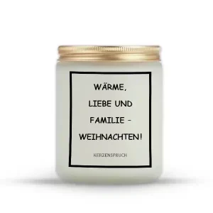 „WÄRME, LIEBE UND FAMILIE – WEIHNACHTEN!“