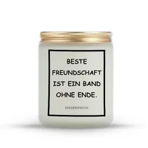 „BESTE FREUNDSCHAFT IST EIN BAND OHNE ENDE.“