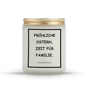 „FRÖHLICHE OSTERN, ZEIT FÜR FAMILIE.“
