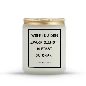 „WENN DU DEN ZWECK SIEHST, BLEIBST DU DRAN.“