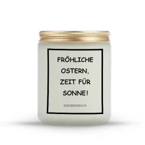 „FRÖHLICHE OSTERN, ZEIT FÜR SONNE!“