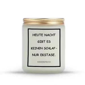 „HEUTE NACHT GIBT ES KEINEN SCHLAF – NUR EKSTASE.“