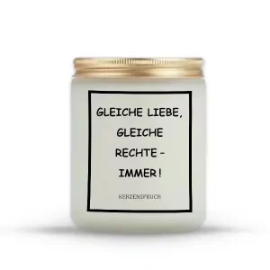 „GLEICHE LIEBE, GLEICHE RECHTE – IMMER!“