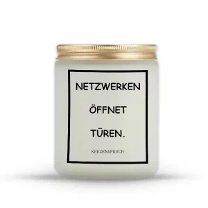 „NETZWERKEN ÖFFNET TÜREN.“