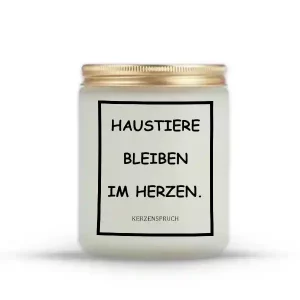 „HAUSTIERE BLEIBEN IM HERZEN.“
