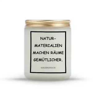 "NATURMATERIALIEN MACHEN RÄUME GEMÜTLICHER."