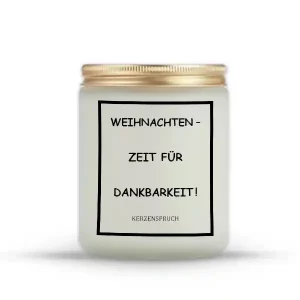 „WEIHNACHTEN – ZEIT FÜR DANKBARKEIT!“