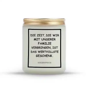 „DIE ZEIT, DIE WIR MIT UNSERER FAMILIE VERBRINGEN, IST DAS WERTVOLLSTE GESCHENK.“