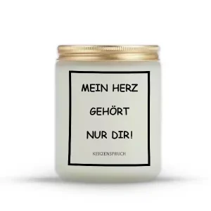 „MEIN HERZ GEHÖRT NUR DIR!“