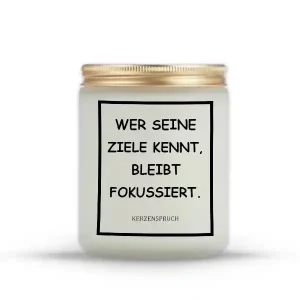 „WER SEINE ZIELE KENNT, BLEIBT FOKUSSIERT.“