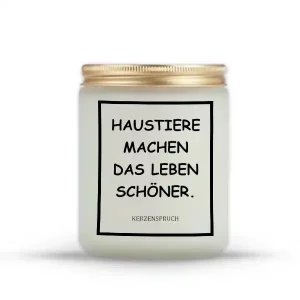 „HAUSTIERE MACHEN DAS LEBEN SCHÖNER.“