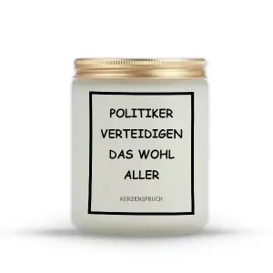 „POLITIKER VERTEIDIGEN DAS WOHL ALLER“