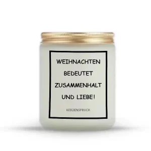 „WEIHNACHTEN BEDEUTET ZUSAMMENHALT UND LIEBE!“