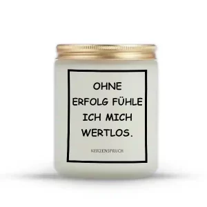 „OHNE ERFOLG FÜHLE ICH MICH WERTLOS.“