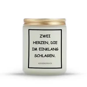 „ZWEI HERZEN, DIE IM EINKLANG SCHLAGEN.“