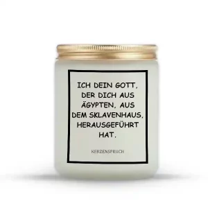 „ICH DEIN GOTT, DER DICH AUS ÄGYPTEN, AUS DEM SKLAVENHAUS, HERAUSGEFÜHRT HAT.“