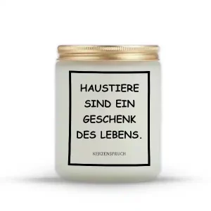 „HAUSTIERE SIND EIN GESCHENK DES LEBENS.“