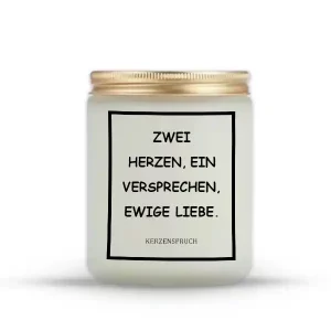 „ZWEI HERZEN, EIN VERSPRECHEN, EWIGE LIEBE.“