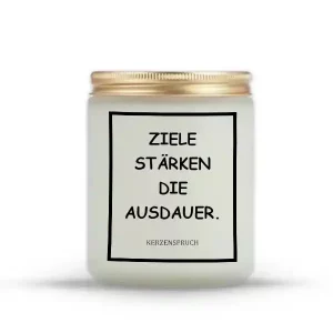 "ZIELE STÄRKEN DIE AUSDAUER."
