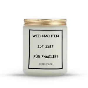 „WEIHNACHTEN IST ZEIT FÜR FAMILIE!“