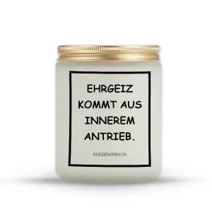 „EHRGEIZ KOMMT AUS INNEREM ANTRIEB.“