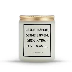 „DEINE HÄNDE, DEINE LIPPEN, DEIN ATEM – PURE MAGIE.“