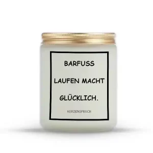 „BARFUSS LAUFEN MACHT GLÜCKLICH.“