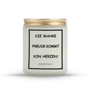 „DIE WAHRE FREUDE KOMMT VON HERZEN!“