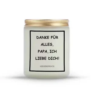 „DANKE FÜR ALLES, PAPA, ICH LIEBE DICH!“