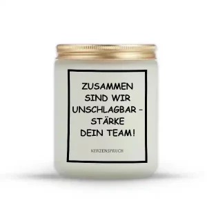 "Zusammen sind wir unschlagbar – stärke dein Team!"