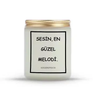 "SESİN, EN GÜZEL MELODİ."