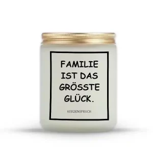 „FAMILIE IST DAS GRÖSSTE GLÜCK.“