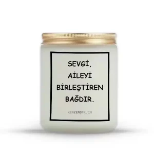 "SEVGİ, AİLEYİ BİRLEŞTİREN BAĞDIR."