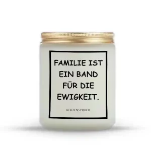 „FAMILIE IST EIN BAND FÜR DIE EWIGKEIT.“