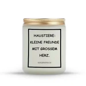 „HAUSTIERE: KLEINE FREUNDE MIT GROSSEM HERZ.“