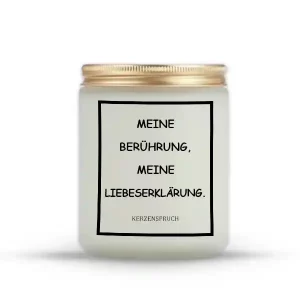 „MEINE BERÜHRUNG, MEINE LIEBESERKLÄRUNG.“