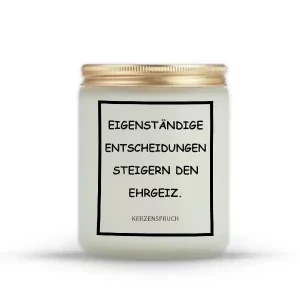 „EIGENSTÄNDIGE ENTSCHEIDUNGEN STEIGERN DEN EHRGEIZ.“