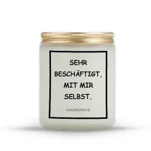 „SEHR BESCHÄFTIGT, MIT MIR SELBST.“