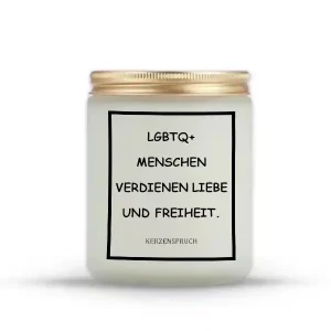„LGBTQ+ MENSCHEN VERDIENEN LIEBE UND FREIHEIT.“