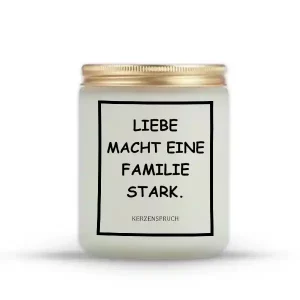 „LIEBE MACHT EINE FAMILIE STARK.“
