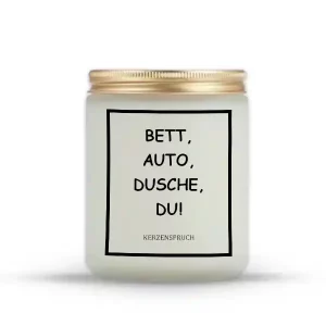 „BETT, AUTO, DUSCHE, DU!“