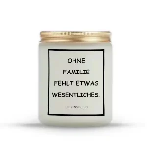 „OHNE FAMILIE FEHLT ETWAS WESENTLICHES.“