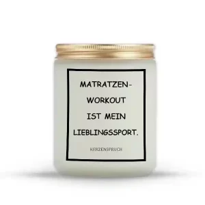 „MATRATZEN-WORKOUT IST MEIN LIEBLINGSSPORT.“